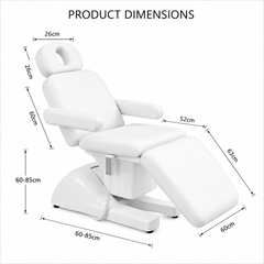 Hydraulic Electric Bed 3 Motor – Adjustable Aesthetic & Medical Treatment Bed