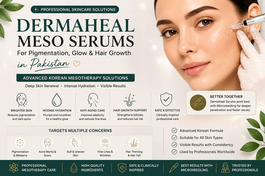 Dermaheal Meso Serums for Pigmentation, Glow & Hair Growth in Pakistan – Complete Guide 2026
