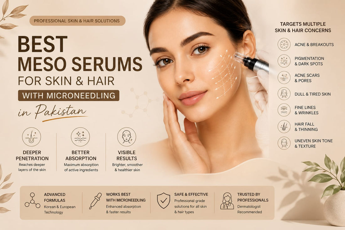 Best Meso Serums for Skin & Hair With Microneedling in Pakistan