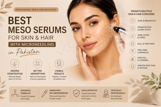 Best Meso Serums for Skin & Hair With Microneedling in Pakistan