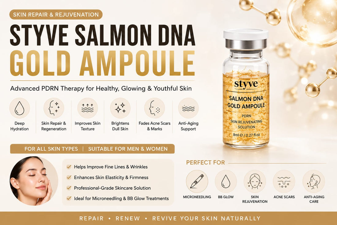 Styve Salmon DNA Gold Ampoule in Pakistan – Complete Guide to PDRN Skin Repair, Hydration & Anti-Aging
