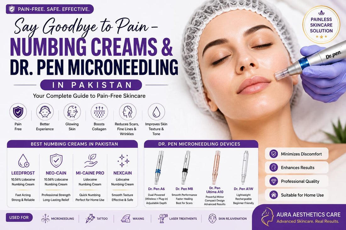 Best Numbing Creams & Dr. Pen Microneedling in Pakistan | Complete Guide