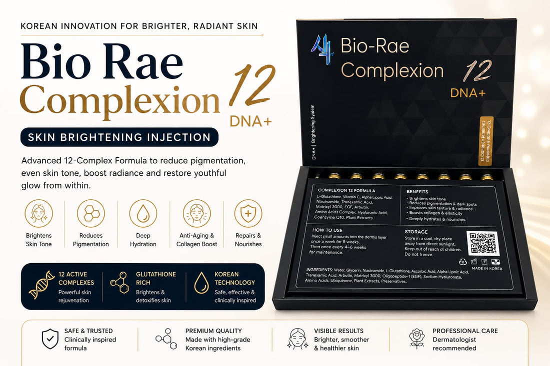 Bio Rae Complexion 12 Benefits for Skin Brightening, Glow & Anti-Aging in Pakistan