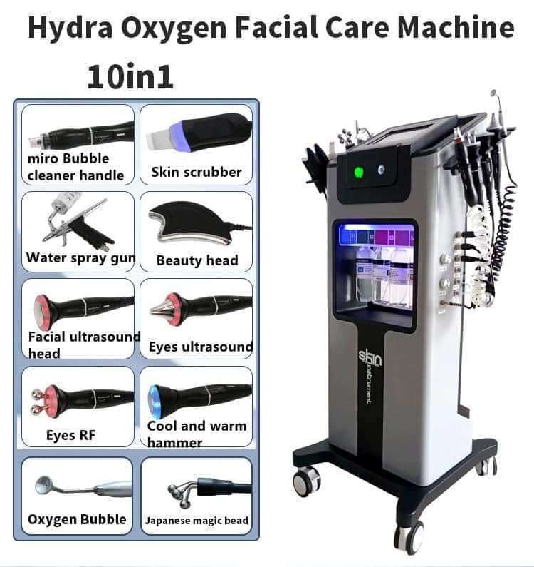 Hydra Facial 10 in 1 & 11 in 1 Vertical Machine | Deep Cleansing & Rejuvenation | Price in Pakistan