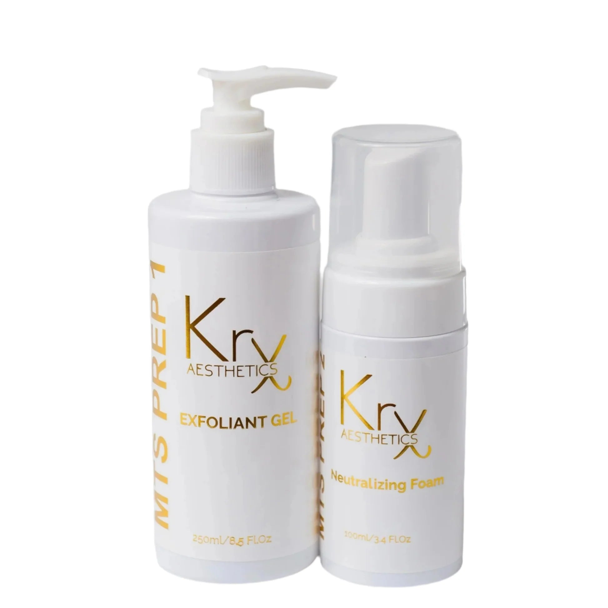 MTS PREP Kit: Exfoliant Gel & Neutralizing Foam for Effective Skin Preparation | KRX Pakistan