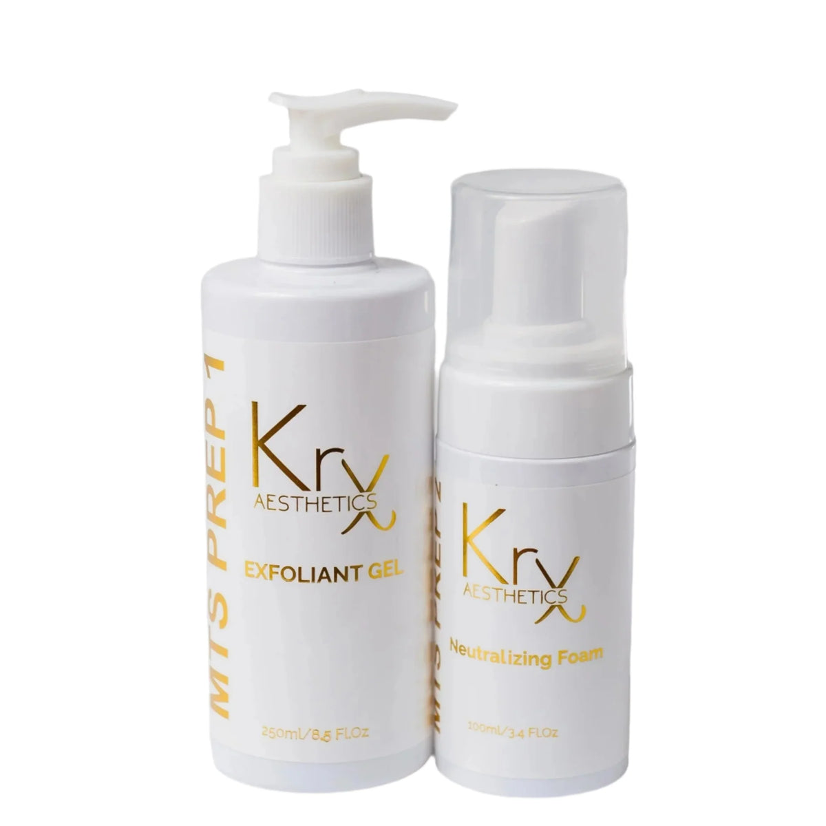 MTS PREP Kit: Exfoliant Gel & Neutralizing Foam for Effective Skin Preparation | KRX Pakistan