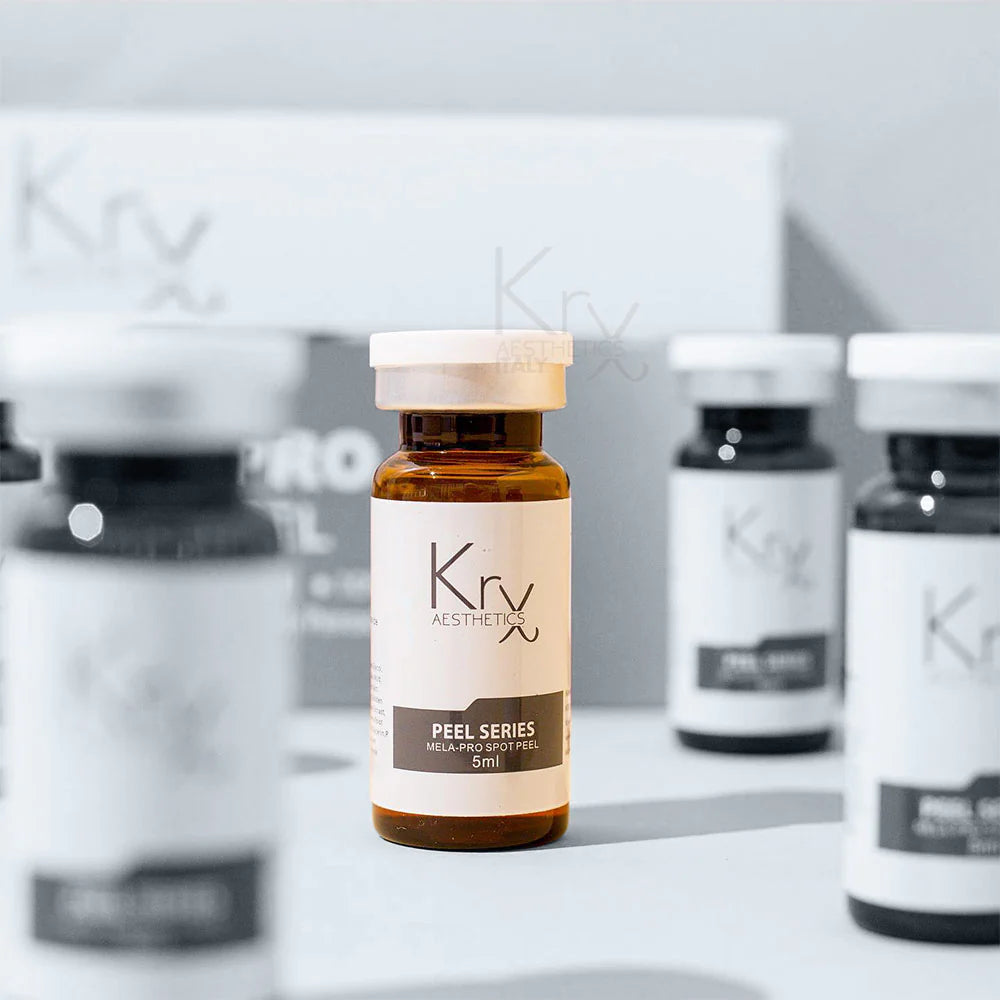KRX Mela Pro: Professional Skin Brightening Solution for Pigmentation | 5ml x 5 Vials | Price in Pakistan