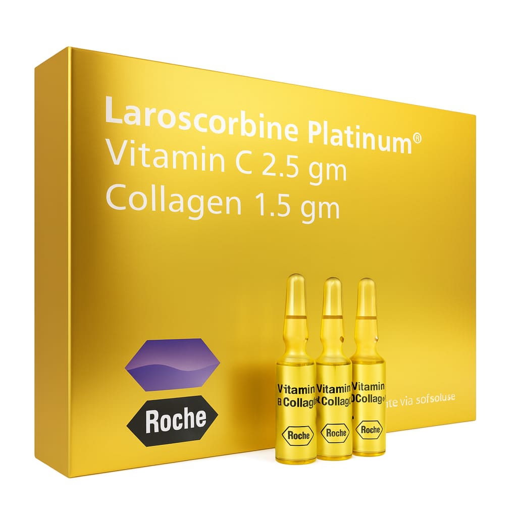 Laroscorbine Platinum  by Roche | (Vitamin C 2.5mg+ Collagen 1.5mg)