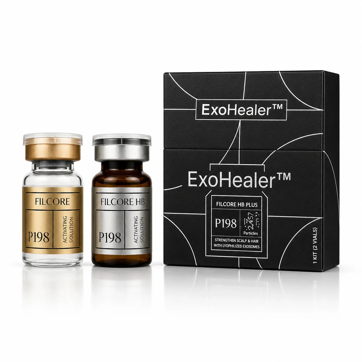 P198 ExoHealer Filcore 245 Billion HB Plus Hair Exosomes – Made in Korea