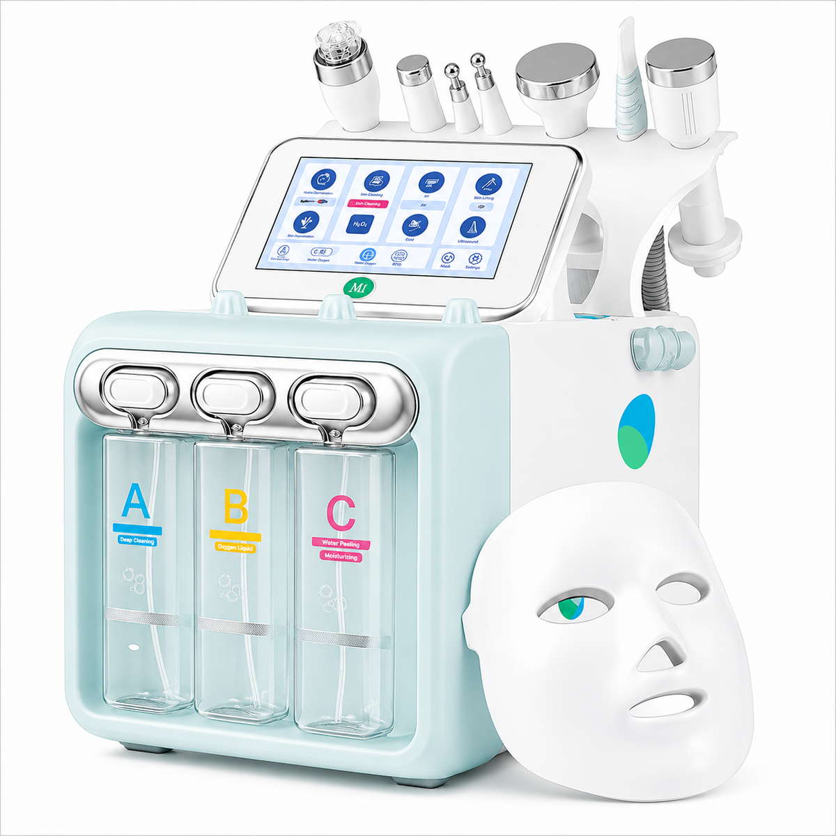 Hydra 7-in-1 Facial Machine – Skin Rejuvenation & Deep Cleansing Device