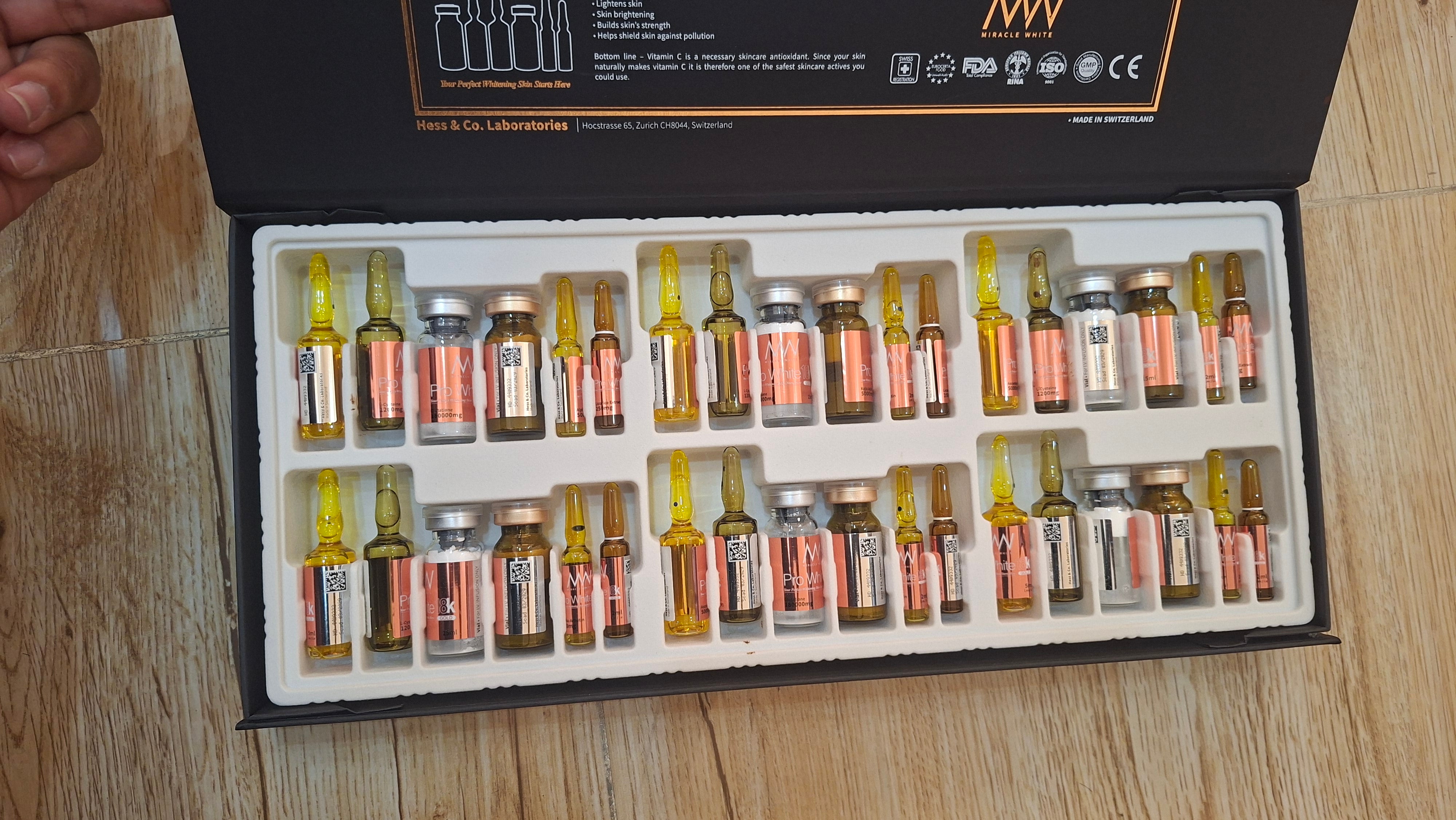 Miracle 180,000mg – High Potency Skin Brightening & Glutathione Infusion Solution