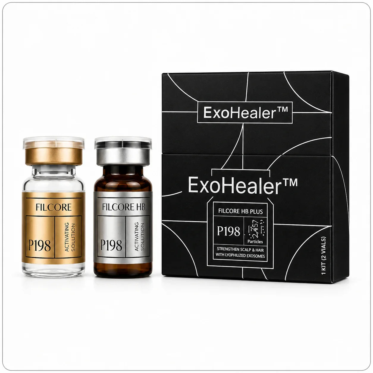 P198 ExoHealer Filcore 245 Billion HB Plus Hair Exosomes – Made in Korea