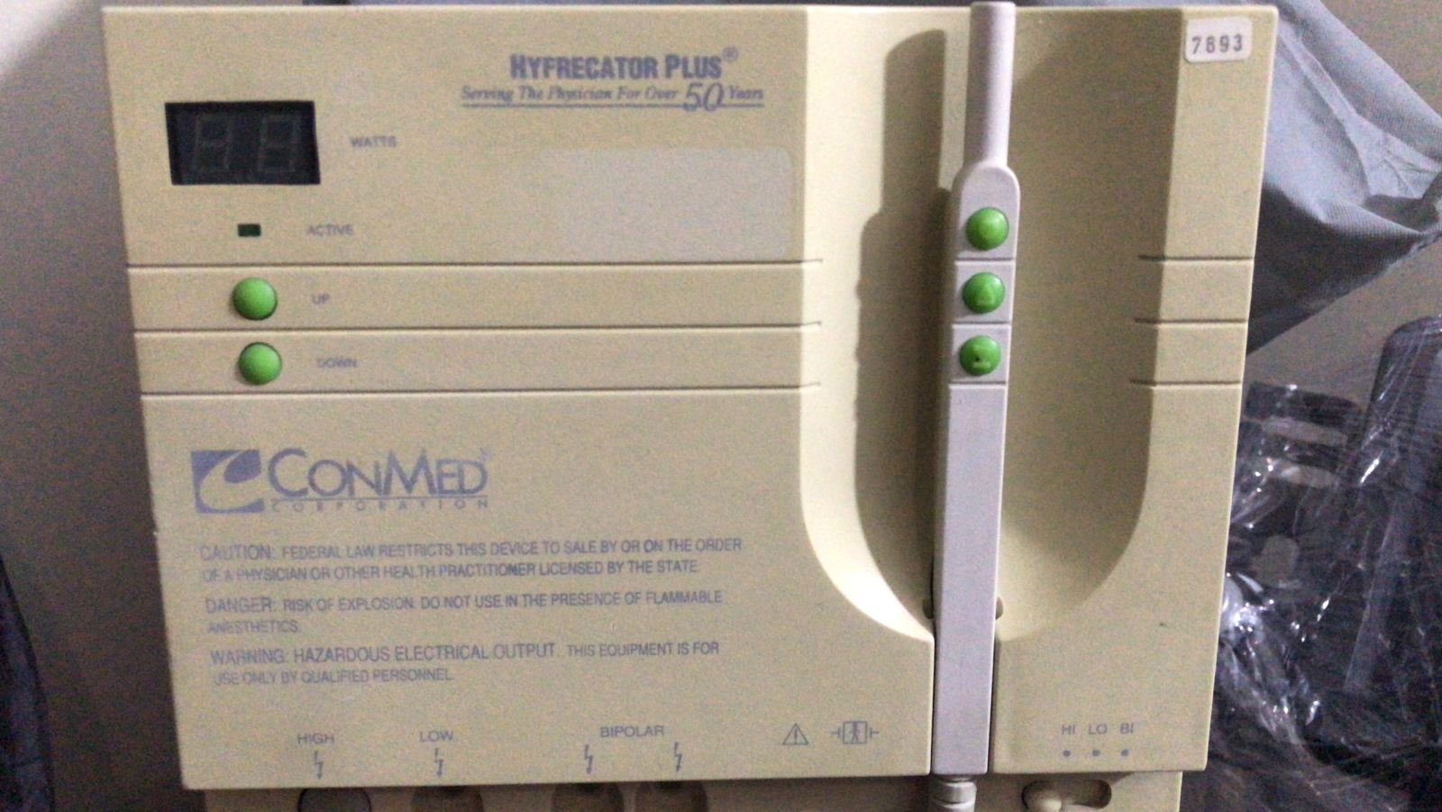 ConMed Hyfrecator 2000 Electrosurgical Machine (USA) – Electrolysis & Dermatology Unit