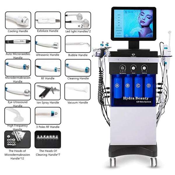Hydrafacial 15 in 1 Machine – Professional Skin Care & Deep Cleansing Facial System